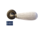 MANIGLIA ASTRA ROSETTA TONDA d.50x10h FORO CHIAVE PORCELLANA BISCUIT ANTICA VARIE FINITURE | CERAMICHE LIBERATI - immagine 2