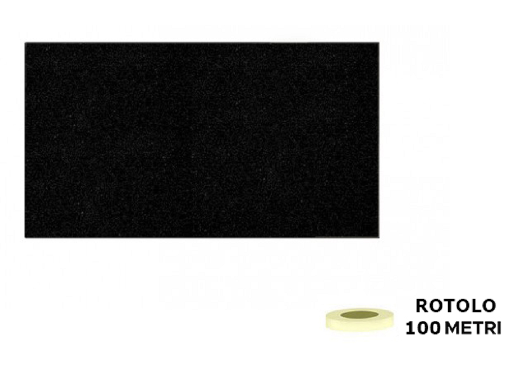 lmbab10020f22r.png Bordo ABS senza colla spessore mm.1 mt.100 Nero Antigraffio h22 | Laminbord - immagine 1
