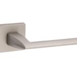 Maniglia Pura Rosetta Quadra d.50x50x5h Bocchetta Foro Chiave F54- Nichel Satinato Opaco | Fimet Maniglie