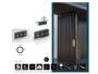 Cerniera Pivot Idraulico 360°Chiudiporta a Pavimento per Legno Inox AISI 304 Portata kg.200 mm.248x40x64h  JNF - immagine 2