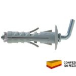 SB 12/8 Tassello Nylon Espansione a Vite pz.100 Gancio Corto | Fischer