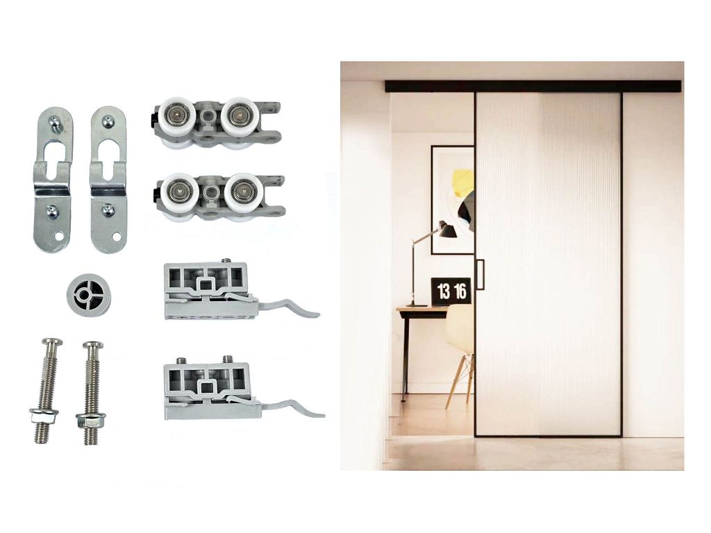 Sistema Porta Legno Gemini Eco 03F Piastra Frontale Senza Deceleratori Portata Kg.140  Sliding - immagine 2