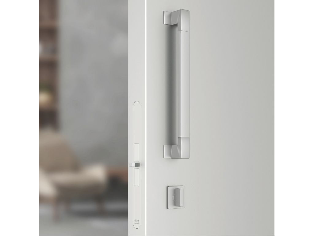 Cover Clip per Serratura Infilare Mediana Touch & Close con Catenaccio mm.18x196 varie finiture  AGB - immagine 4