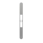 Cover Clip per Serratura Infilare Mediana Touch & Close con Catenaccio mm.18x196 varie finiture  AGB