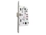 Serratura Patent Mediana Evolution Meccanica WC Bordo Tondo Frontale 18x196 Interasse 96 Entrata 50 mm. 2XT-Bianco  AGB