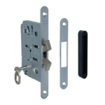 SERRATURA INFILARE GANCIO TT BORDO TONDO CHIAVE F16x160mm ENTRATA 50 VARIE FINITURE