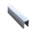 Profilo U cm.200 Alluminio Finitura Effetto Lucido a Specchio mm.16x21x2,2 | AL.GO
