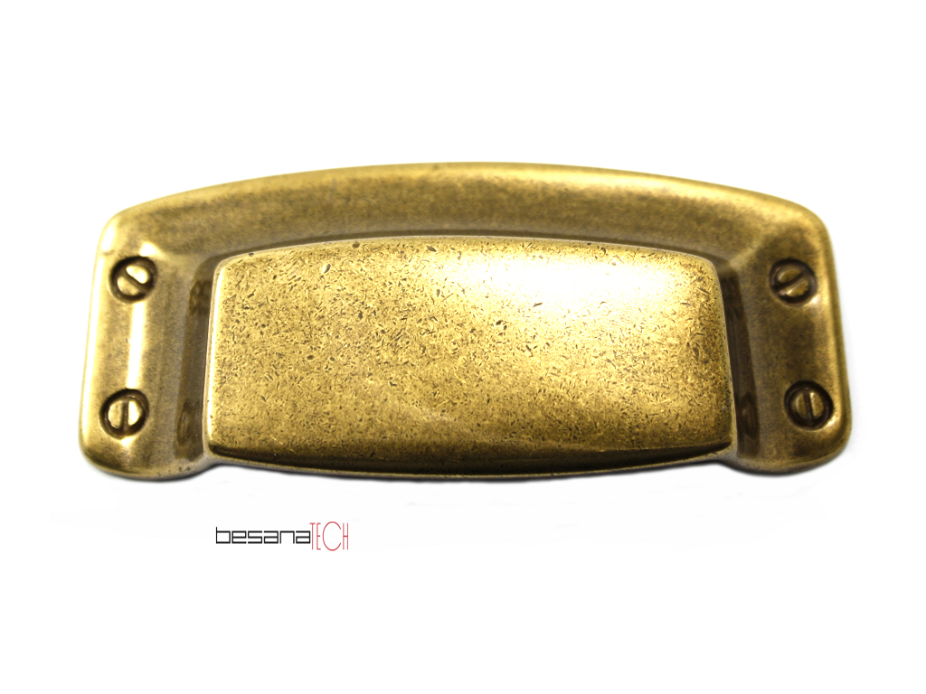 besm1239a0021c.png Maniglietta Mobile Interasse 32 mm.89x44h Ov B230 Besana Tech - immagine 1