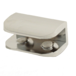 Reggivetro per Mensola Cristallo h8-10 mm.40x25x20h varie finiture  Bonel