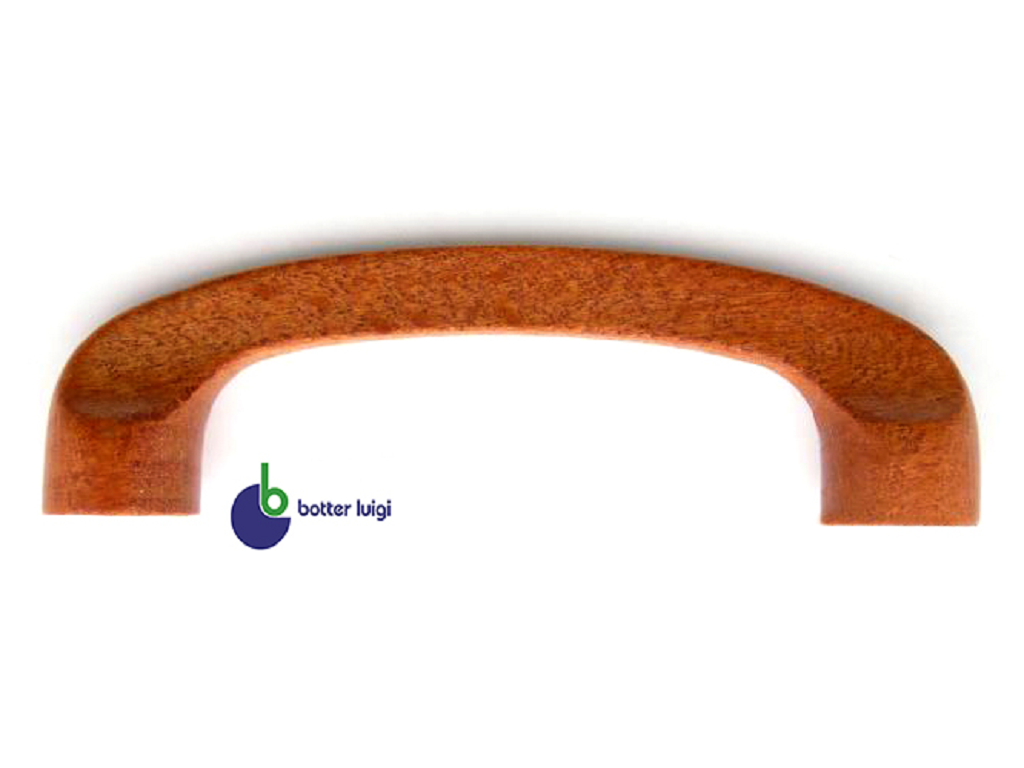 bot4289bcic.png Maniglietta Mobile Interasse 96 mm.105x30h Legno Piatta Ciliegio | Botter - immagine 1