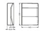 Guscio per Attacco Base 807 Bianco Dx - SX  Camar - immagine 2