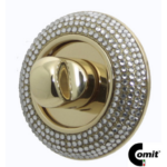 Nottolino Wc Q6 Rosetta Tonda Crystal D.55x13 2B / SB1 Swarovski varie finiture | Comit