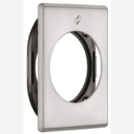 ROSETTA RETTANGOLARE CON SOTTOROSETTA NYLON FORO d.50 mm VARIE FINITURE |  COLOMBO