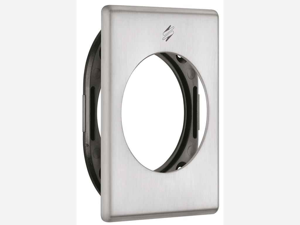 clmpb01qcm.png ROSETTA RETTANGOLARE CON SOTTOROSETTA NYLON FORO d.50 mm VARIE FINITURE | COLOMBO - immagine 1