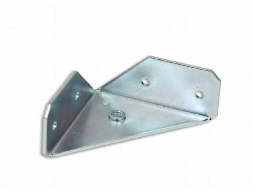 cof04f700000309.png Reggirete Angolare MA10 con 3 Fori mm.105x72x32h Zincato - immagine 1