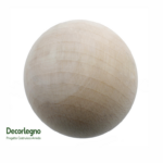 SFERA LEGNO FAGGIO GREZZO mm.30-42-52-72-92 prodotto da DECORLEGNO