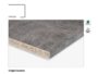 Top Cucina Truciolato Rivestito Laminato HPL Design mm.3050x600x38 varie finiture  Decorlegno - immagine 2