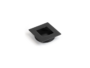 Maniglia Incasso Quadra mm.40x40/35 Nero Opaco | Emuca - immagine 3