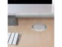 Multiconnettore Vertikal Push 60 Presa a Colonna 3 Schuko +1USB A+ USB Acciaio+Termoplastica   Emuca - immagine 4