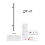 Maniglione Arizona Diritto d.16 Interasse 300 mm.500x66h AISI304 Inox Satinato | Fimet Maniglie