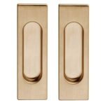Maniglia Incasso Rettangolare Porta Scorrevole modello K403CT03 mm.40x150 Senza Foro Chiave 2A-Cromo Lucido  Comit