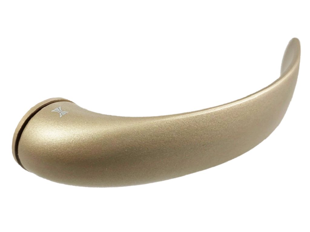 Maniglia Ottantasei Rosetta Mini Bocchetta Foro Chiave F020-Effetto Ottone Satinato Opaco  Fimet Maniglie - immagine 1