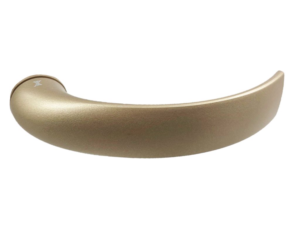 Maniglia Ottantasei Rosetta Mini Bocchetta Foro Chiave F020-Effetto Ottone Satinato Opaco  Fimet Maniglie - immagine 2