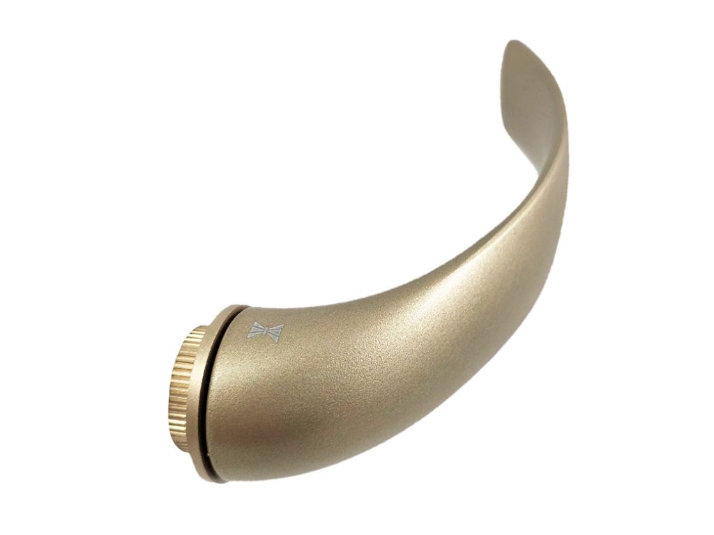 Maniglia Ottantasei Rosetta Mini Bocchetta Foro Chiave F020-Effetto Ottone Satinato Opaco  Fimet Maniglie - immagine 3