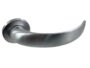 Maniglia Ottantasei Rosetta Tonda d.50x5h Bocchetta Foro Chiave F05-Cromo Satinato   Fimet Maniglie