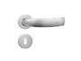 Maniglia Ottantasei Rosetta Tonda d.50x5h Bocchetta Foro Chiave F05-Cromo Satinato   Fimet Maniglie - immagine 4