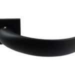 Maniglia Ottantasei Rosetta Quadra d.50x50x5h Bocchetta Foro Chiave FNO-Nero Opaco  Fimet Maniglie