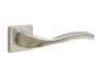 Maniglia Viper Rosetta Quadra d.50x50x5h Bocchetta Foro Chiave F20-Nichel Satinato | Fimet Maniglie