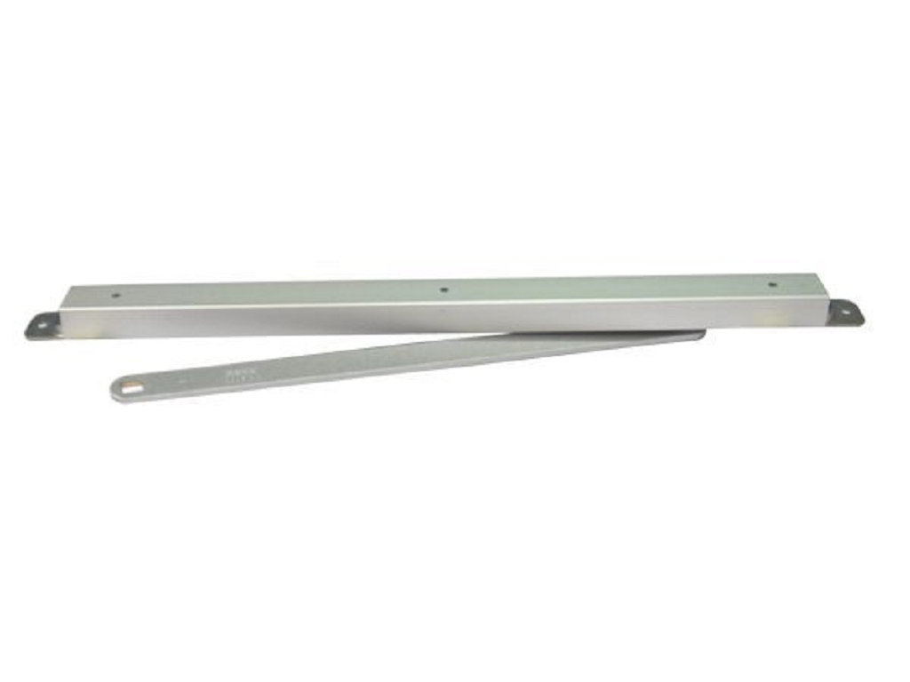 gez129213.png Braccio a Slitta Senza Fermo per Chiudiporta Modello Boxer mm.12 Argento Geze - immagine 1