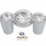 MANIGLIETTA MOBILE INTERASSE 32 DA  48x21x21h mm. TONDA SWAROVSKI prodotta da GIUSTI