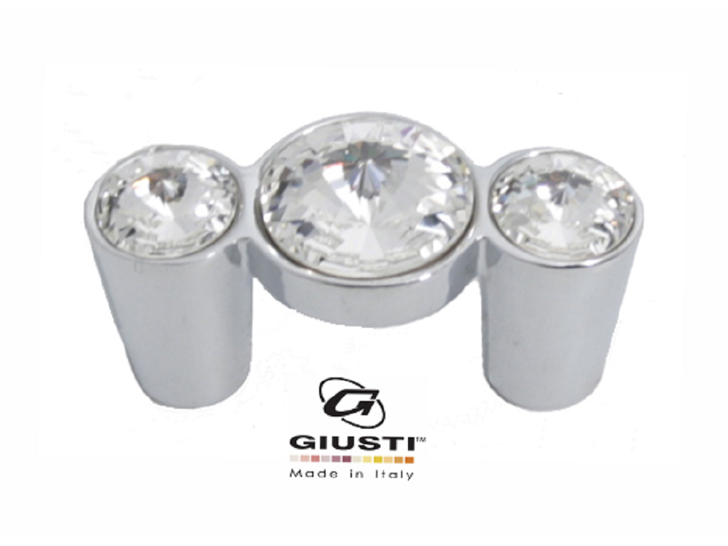 giuwpo633c32kr02c.png MANIGLIETTA MOBILE INTERASSE 32 DA 48x21x21h mm. TONDA SWAROVSKI prodotta da GIUSTI - immagine 1