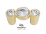 MANIGLIETTA MOBILE INTERASSE 32 DA  48x21x21h mm. TONDA SWAROVSKI prodotta da GIUSTI - immagine 2