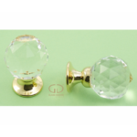 POMOLINO MOBILE CRISTALLO GEO PULL TRASPARENTE/ORO prodotto da GLASS DESIGN