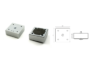 Piedino ABS Quadro Regolabile d.75x75 mm.30h varie altezze | Mital - immagine 2