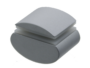 Reggimensola RM02 mm.35x26 Spessore Vetro 6-10mm Cromo Lucido | Mital