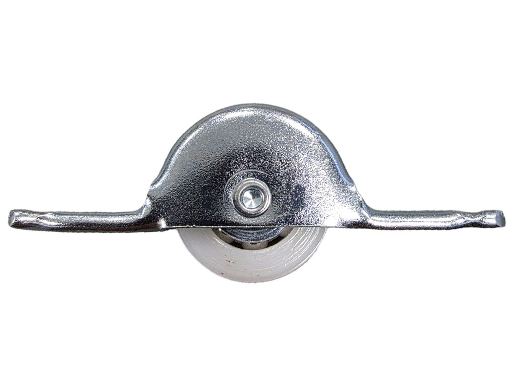 Carrello con Ruota Piana Acciaio-Delrin Su Sfere Portata kg.15 mm.55x14,5 d.18  Omge - immagine 2