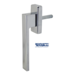 Maniglia per Finestra DK Q-Mini Movimento 4 scatti Metallo Q7x42 ZCR-Cromo Lucido  Reguitti