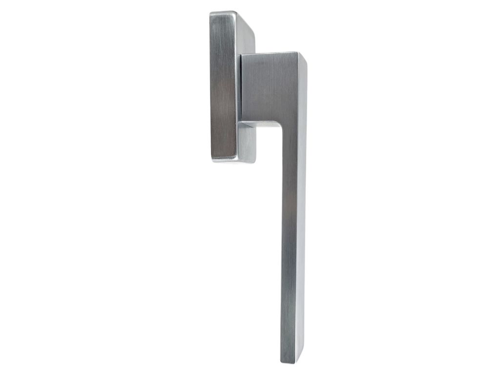 Maniglia per Finestra DK Q-Mini Movimento 4 scatti Metallo Q7x42 Collo Ribassato ZSC-Cromo Satinato  Reguitti - immagine 3