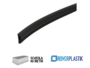 SCATOLA GUARNIZIONE PORTE INTERNE LEGNO SENZA PROTEZIONE mm.3,6x15,6h mt.40 BIANCO-MARRONE-NERO prodotto da  ROVERPLASTIK - immagine 3