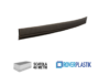 SCATOLA GUARNIZIONE PORTE INTERNE LEGNO SENZA PROTEZIONE mm.3,6x15,6h mt.40 BIANCO-MARRONE-NERO prodotto da  ROVERPLASTIK - immagine 2