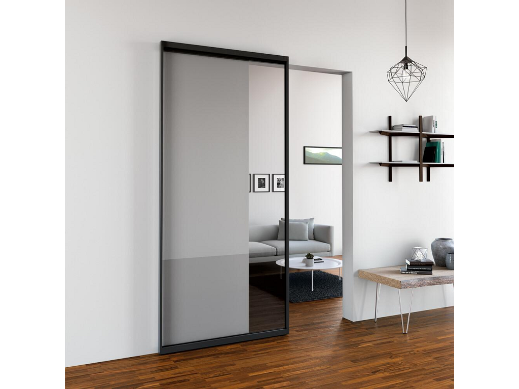 terno_scorrevoli_magic2_frame.png Telaio Porta Scorrevole Vetro kit Magic2 Frame 1500x3000 E3S 2 Deceleratori mm.680-1500 Kg.80 | Terno Scorrevoli - immagine 1
