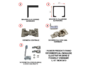 Sistema Di Scorrimento Per 2 Ante A Libro Portata 10kg Per Anta Kit Per Armadi Mod. Zig Zag Wardrobe Binari 3MT - Terno Scorrevoli
