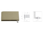 CERNIERA CRISTALLO A PERNO 56x26 SPESSORE 6 VARIE FINITURE - immagine 3