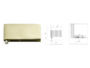 CERNIERA CRISTALLO A PERNO 56x26 SPESSORE 6 VARIE FINITURE - immagine 6