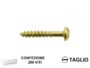 VITE LEGNO TB TAGLIO DIN 96 OTTONATA pz.500/200 mm.2,5 prodotto da MUSTAD - immagine 3