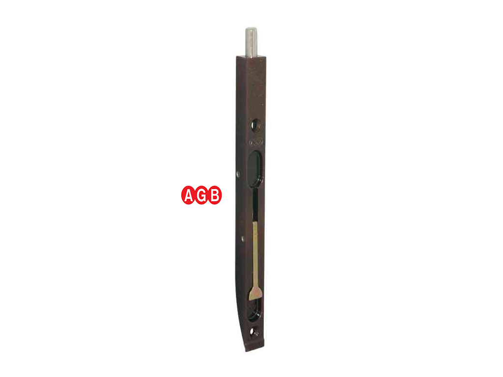 agbd00350xx02.png Catenaccio Incasso a Leva Pesante Frontale mm.20 ZBR-Bronzato varie lunghezze | AGB - immagine 1